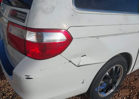 2007 Honda Odyssey Touring из США, поврежденный, VIN 5FNRL38897B088701